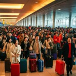 春節の空港