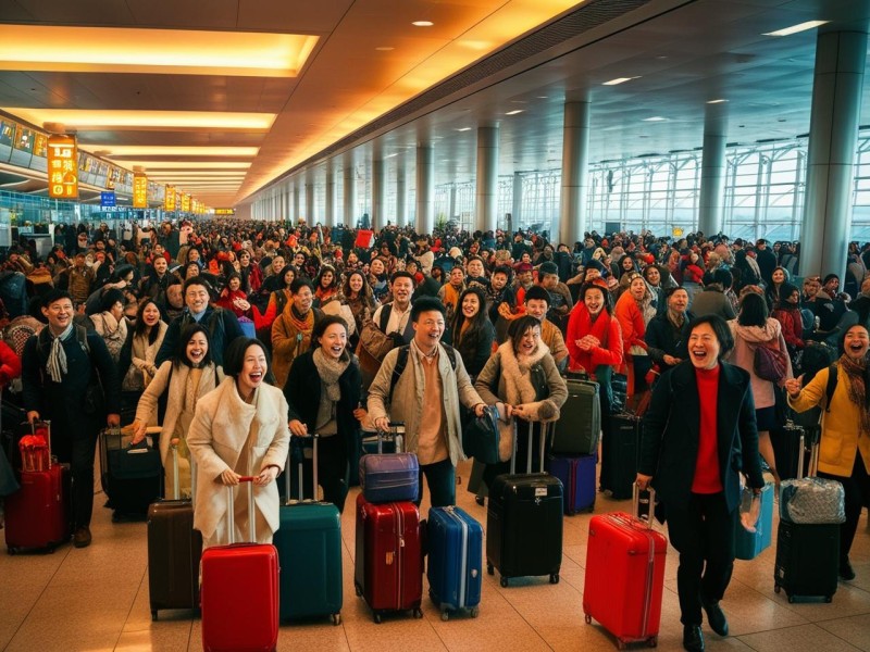 春節の空港